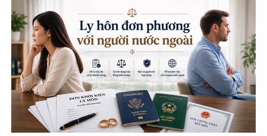 Ly hôn đơn phương với người nước ngoài có thể phát sinh nhiều vướng mắc về thẩm quyền, hồ sơ, nơi cư trú và thủ tục tố tụng