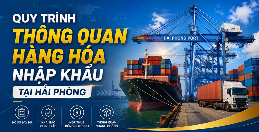 Cùng Y&P tìm hiểu quy trình thông quan hàng hóa nhập khẩu tại Hải Phòng: điều kiện, hồ sơ, các bước thực hiện giúp tối ưu chi phí và hạn chế rủi ro ách tắc.