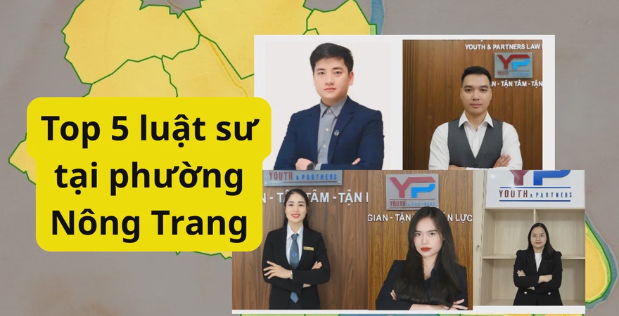 Top 5 luật sư tại phường Nông Trang chuyên đất đai, hình sự, dân sự và doanh nghiệp. Thông tin kinh nghiệm từng luật sư, tư vấn thực tế, dễ hiểu, chính xác