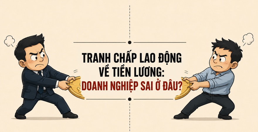 Tranh chấp lao động về tiền lương không chỉ là khoản tiền phải trả mà còn có thể kéo theo khiếu nại, thương lượng và tranh chấp tại Tòa án.